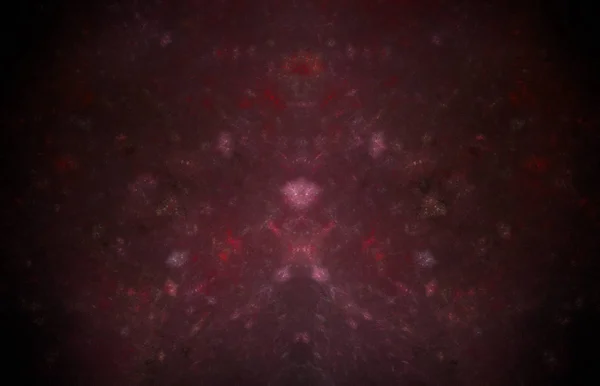 Rotes Mystisches Fraktalmuster Auf Weißem Hintergrund Fantasie Fraktale Textur Digitale — Stockfoto