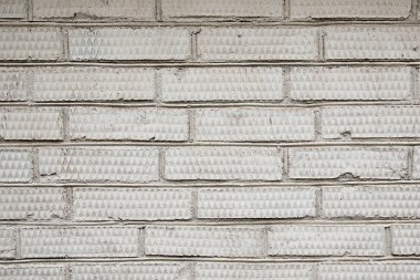 Eski beyaz tuğla duvar arka plan veya doku
