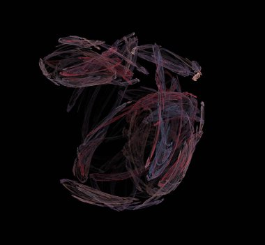 Mor kırmızı mavi Soyut Fraktal arka plan. Fantezi fraktal doku. Dijital sanat. 3D render. Oluşturulan bilgisayar görüntü