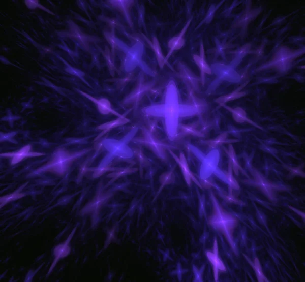 Purple abstract fractal. Fantasy fractal texture. Digital art. 3D rendering. Computer generated image.