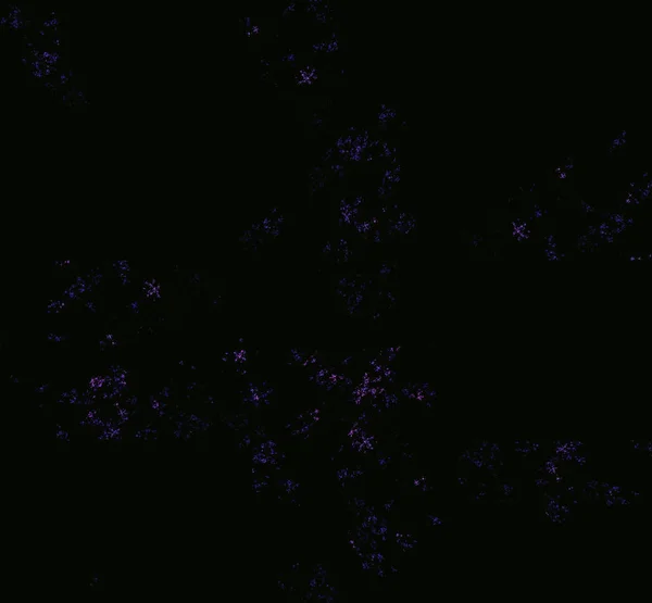 Sphère Fractale Violette Texture Fractale Fantastique Art Numérique Rendu Image — Photo