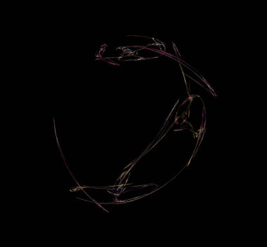 Kırmızı kahverengi turuncu soyut. Fantezi fraktal doku. Dijital sanat. 3D render. Oluşturulan bilgisayar görüntü