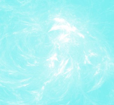 Soyut kış mavi zemin üzerine beyaz doku desen. Fantezi fraktal doku. Dijital sanat. 3D render. Oluşturulan bilgisayar görüntü.