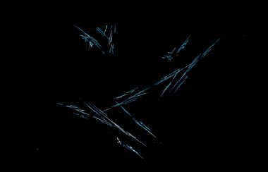 Siyah arka plan üzerine beyaz mavi fraktal desen. Dijital sanat. 3D render. Oluşturulan bilgisayar görüntü