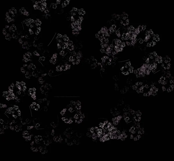 Wit Paarse Fractal Achtergrond Fantasie Fractale Patroon Digitale Kunst Rendering — Stockfoto