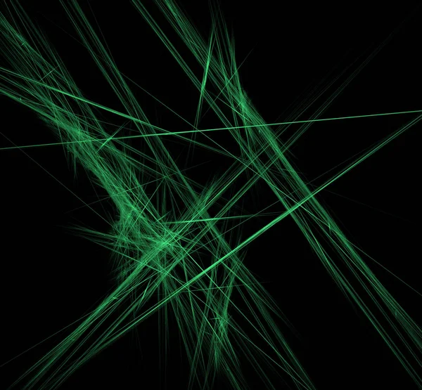 Ufo Zielone Linie Fraktal Tła Texture Fraktal Fantasy Sztuka Cyfrowa — Zdjęcie stockowe