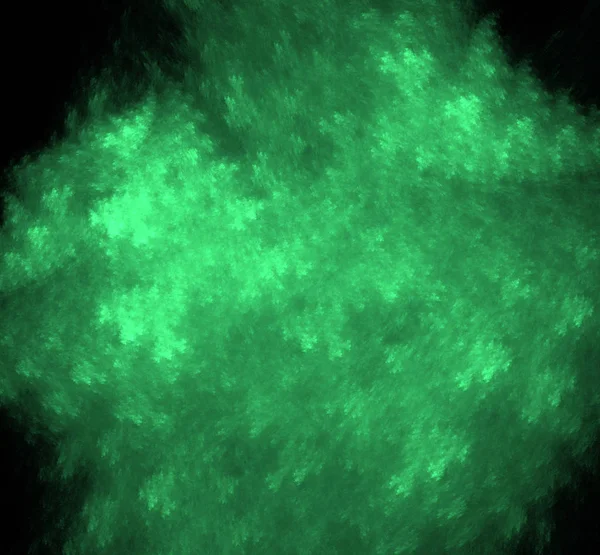 UFO yeşil fraktal arka plan bulanık. Fantezi fraktal doku. Dijital sanat. 3D render. Oluşturulan bilgisayar görüntü