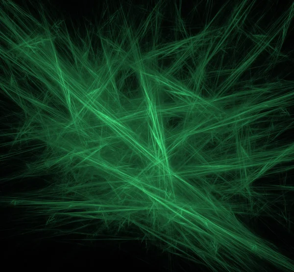 UFO yeşil çizgiler fraktal arka plan. Fantezi fraktal doku. Dijital sanat. 3D render. Oluşturulan bilgisayar görüntü