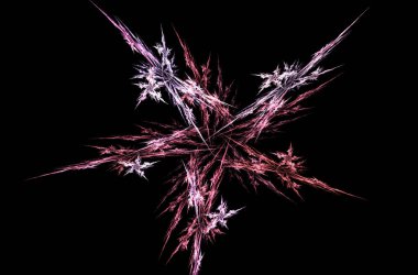 Soyut kırmızı pembe beyaz fraktal konsept tasarımı için. Güzel desen. Kutlama parti.