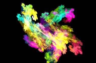 Soyut tarzı yeşil zemin üzerine yeşil sarı çizgiler desen. Etnik doku. Doku sarma.