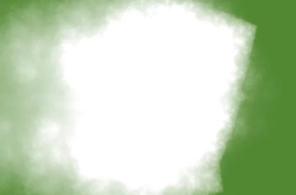 Schema Frattale Bianco Sfondo Verde Fantasia Frattale Arte Digitale Rendering — Foto Stock