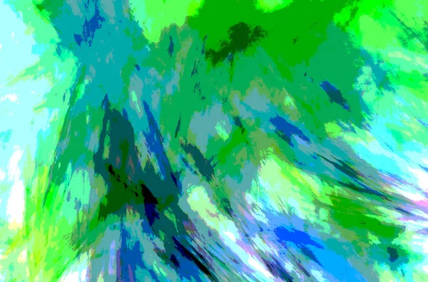 Verde Bleu Textura Abstracta Blanca Textura Fractal Fantasía Arte Digital — Foto de Stock