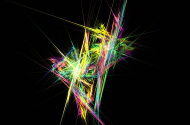 Sulu boya yeşil sarı çizgiler desen Dekoratif tasarım için. Yaz duvar kağıdı tasarımı. Çizim duvar kağıdı. Işık doku arka plan beyaz.