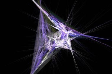 Dekorasyon tasarımı için yeşil arka plan üzerinde beyaz mor mavi çizgiler ile güzel afiş.