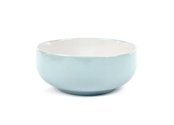 Ceramic bowl isolated on white background with clipping path — Stock Photo, Image