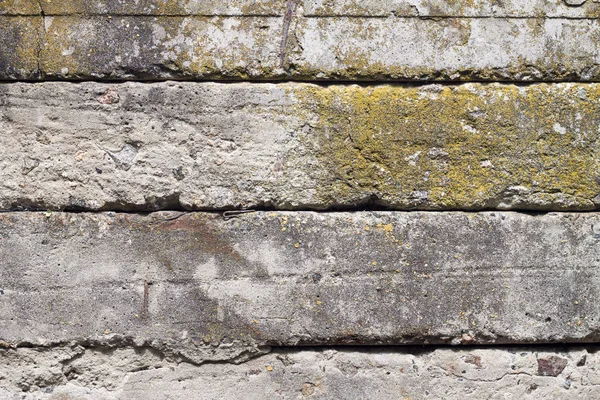 Vieux blocs de béton mur fond gros plan — Photo