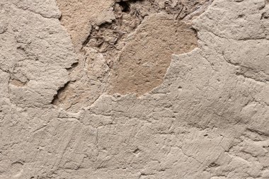 Kırık yüzeyi ile eski COB duvar