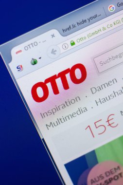 Ryazan, Rusya - 13 Mayıs 2018: Otto Web sitesi Pc, url - Otto.de görüntüleme