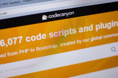 Ryazan, Rusya - 05 Haziran 2018: Codecanyon ana web sitesi Pc, url - Codecanyon.net görüntüleme