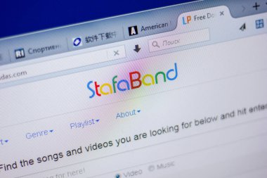 Ryazan, Rusya - 05 Haziran 2018: Kukudas ana web sitesi Pc, url - Kukudas.com görüntüleme