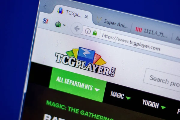 Ryazan, Rusya - 05 Haziran 2018: Tcgplayer ana web sitesi Pc, url - Tcgplayer.com görüntüleme