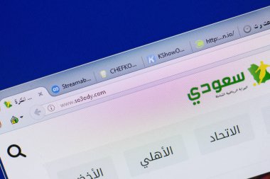 Ryazan, Rusya - 16 Haziran 2018: Pc, url - so3ody.com ekranında so3ody web sitesinin Ana Sayfası