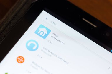 Ryazan, Rusya - 24 Haziran 2018: Yuva simgesi üzerinde mobil uygulamalar listesi