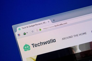 Ryazan, Rusya - 26 Haziran 2018: Techwalla ana web sitesi Pc. Url - Techwalla.com görüntüleme