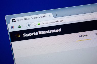 Ryazan, Rusya - 26 Haziran 2018: Si ana web sitesi Pc. Url - sı.com görüntüleme