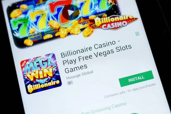 Ryazan Russie Juillet 2018 Billionaire Casino Jouez Gratuitement Vegas Slots — Photo