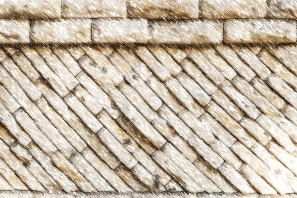 Ilustrace Kamenů Zdi Textury Skalní Stěna Backgrond Venku — Stock fotografie