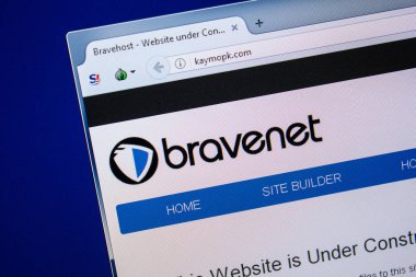 Ryazan, Rusya - 24 Temmuz 2018: Kaymopk ana web sitesi Pc. Url - Kaymopk.com görüntüleme 