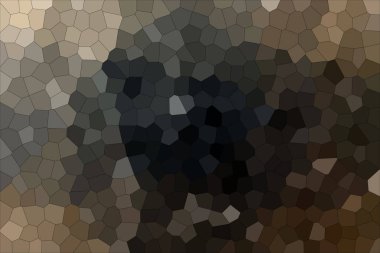 Kahverengi ve siyah küçük altıgen güzel soyut Illustration. Lovely parmak için.