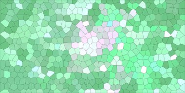 Yeşil ve kırmızı küçük altıgen yararlı soyut Illustration. Tasarımınız için iyi.