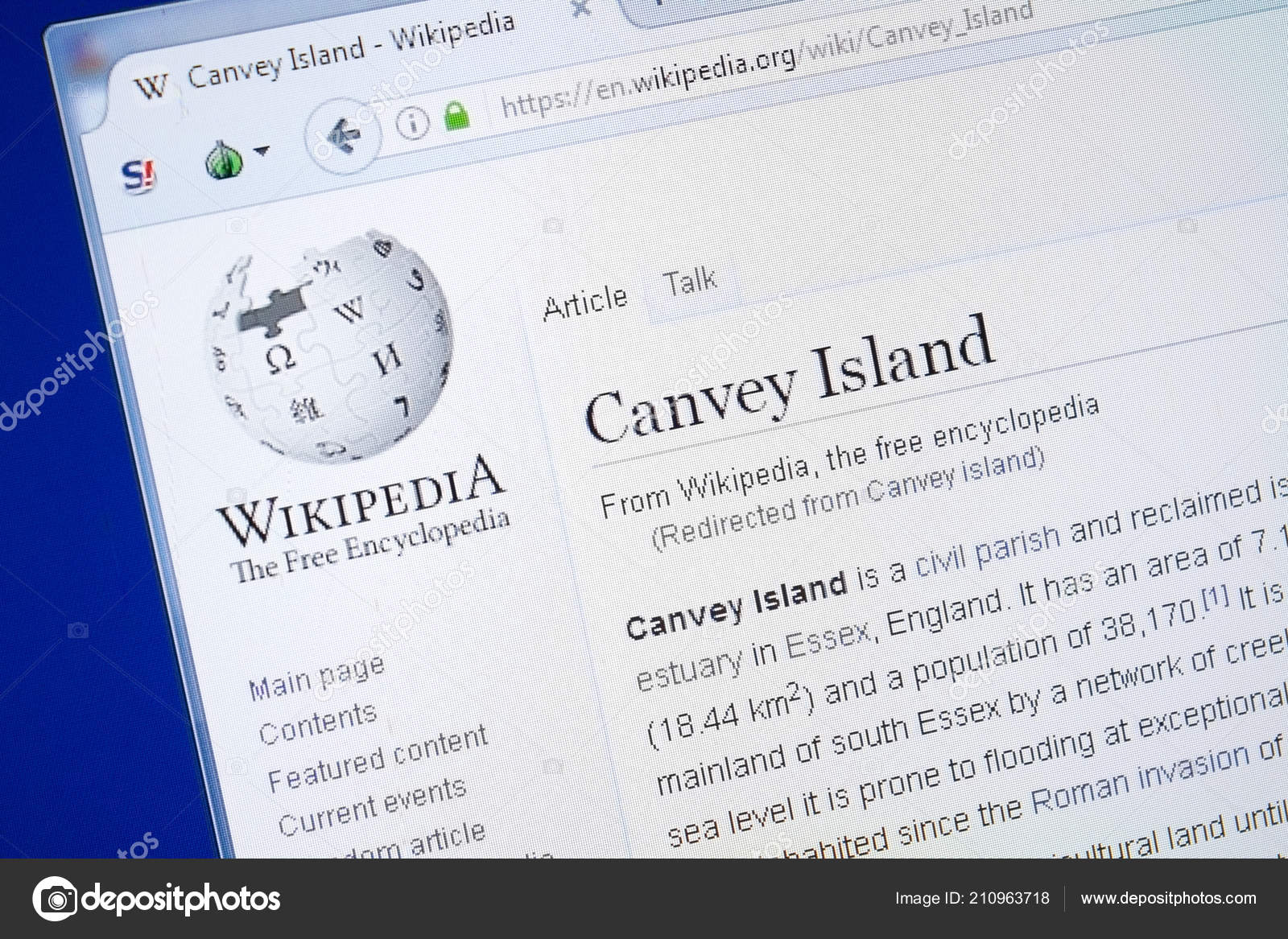 Download Ryazan Russia August 2018 Wikipedia Page Canvey Island Display Stock Editorial Photo C Sharafmaksumov 210963718 PSD Mockup Templates