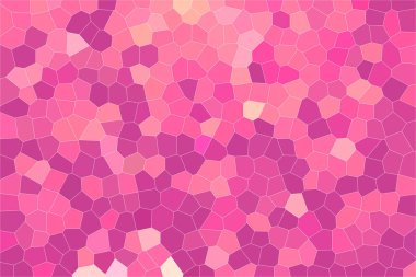 Çarpıcı kırmızı, mor ve pembe küçük altıgen soyut Illustration. İhtiyaçlarınız için güzel.