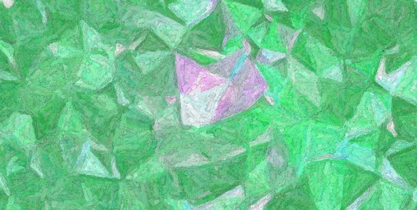 Ilustração Abstrata Útil Impasto Texturizado Verde Magenta Para Pintar Bonito — Fotografia de Stock