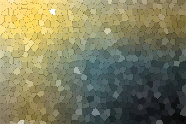Nice abstract illustration of yellow, blue and black light Small hexagon. Useful  for your needs.