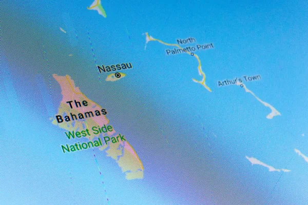 リャザン ロシア 2018 バハマ国 Google の地図サービス — ストック写真