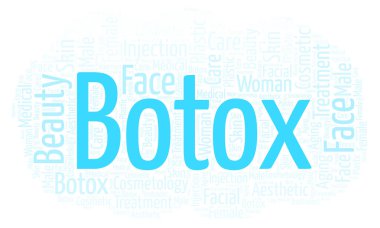 Botox kelime bulutu.