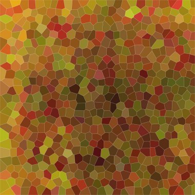 Kahverengi ve kırmızı parlak küçük altıgen güzel soyut Illustration. İhtiyaçlarınız için yakışıklı.