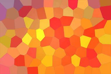 Mavi ve turuncu parlak büyük altıgen arka plan illüstrasyon.