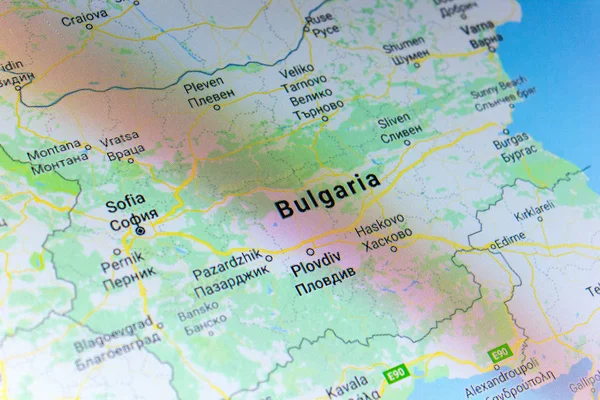 Ryazan Russie Juillet 2018 Pays Bulgarie Sur Service Google Maps — Photo