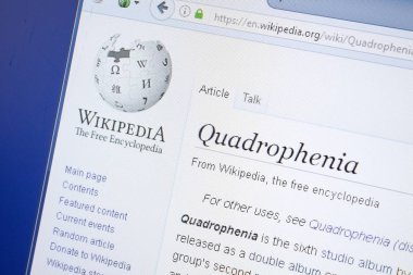 Ryazan, Rusya - 19 Ağustos 2018: Vikipedi sayfa hakkında Norman ı Pc ekranda