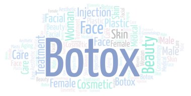 Botox kelime bulutu.