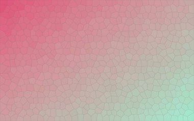 Küçük altıgen arka plan illüstrasyon kırmızı ve aqua.