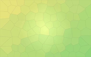 Sarı ve yeşil büyük altıgen arka plan illüstrasyon.