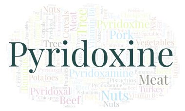 Piridoksin kelime bulutu.