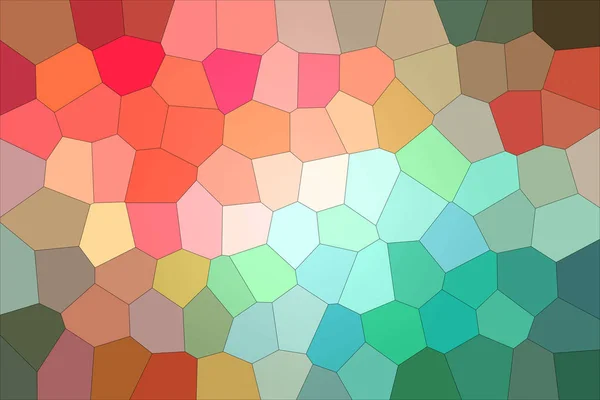 Ilustração abstrata útil do hexágono grande brilhante vermelho, azul e verde. Fundo bonito para suas necessidades . — Fotografia de Stock