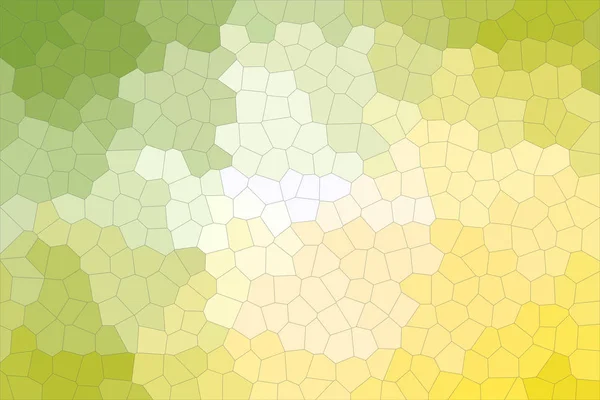 Желтый, зеленый и белый Маленький шестиугольник . — стоковое фото